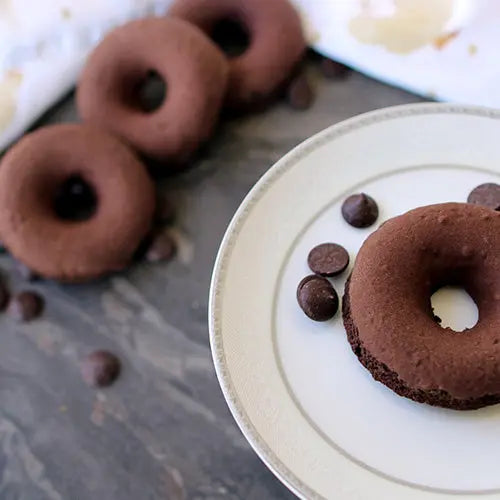 Double Chocolate Donut C: 98.4 | F: 7.4g | P: 3.5g | TC: 3.8g | NC: 1.6g