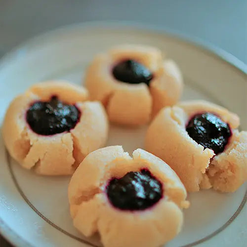 Keto Blueberry Thumbprint Cookies 4 Pieces / Order