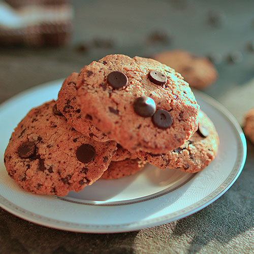 Keto Choco Chip Cookies 8 Pieces / Order