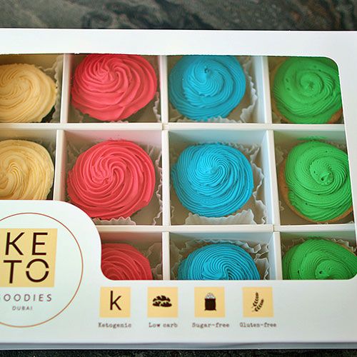 Keto Cupcakes (Box of 12) ---