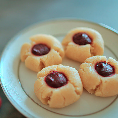 Keto Strawberry Thumbprint Cookies 4 Pieces / Order
